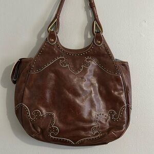 Vintage Isabella Fiore Double Strap Shoulder Purse